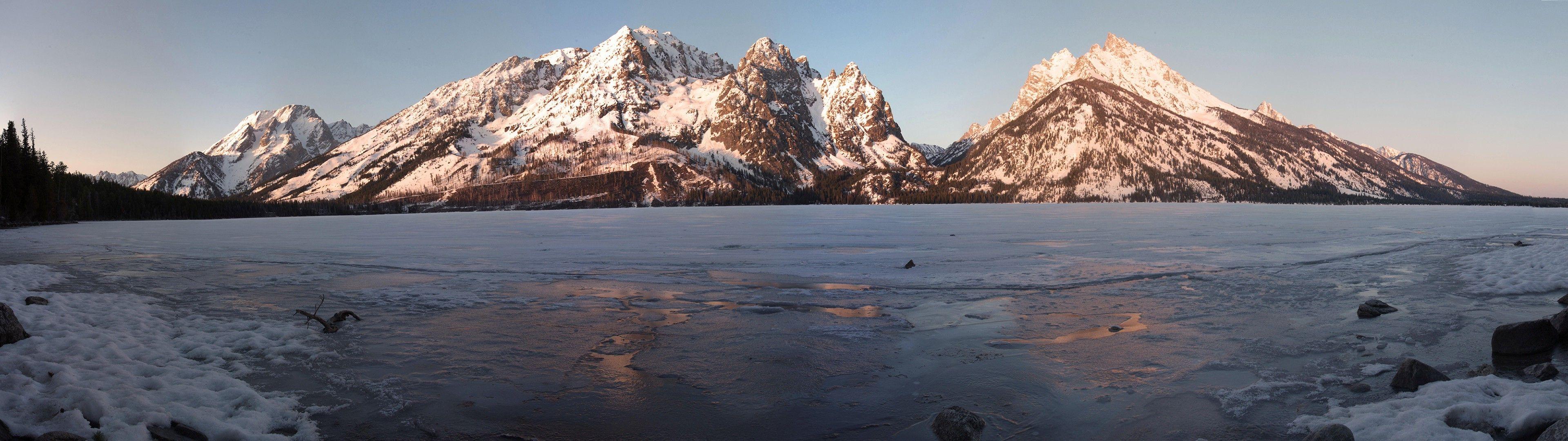 3840x1080 Mountain Dual Monitor Wallpaper 2020