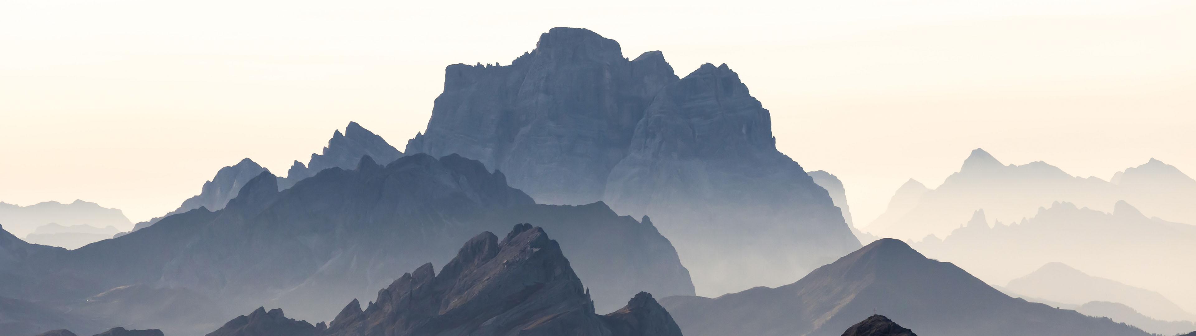 3840x1080 Morning Mountain