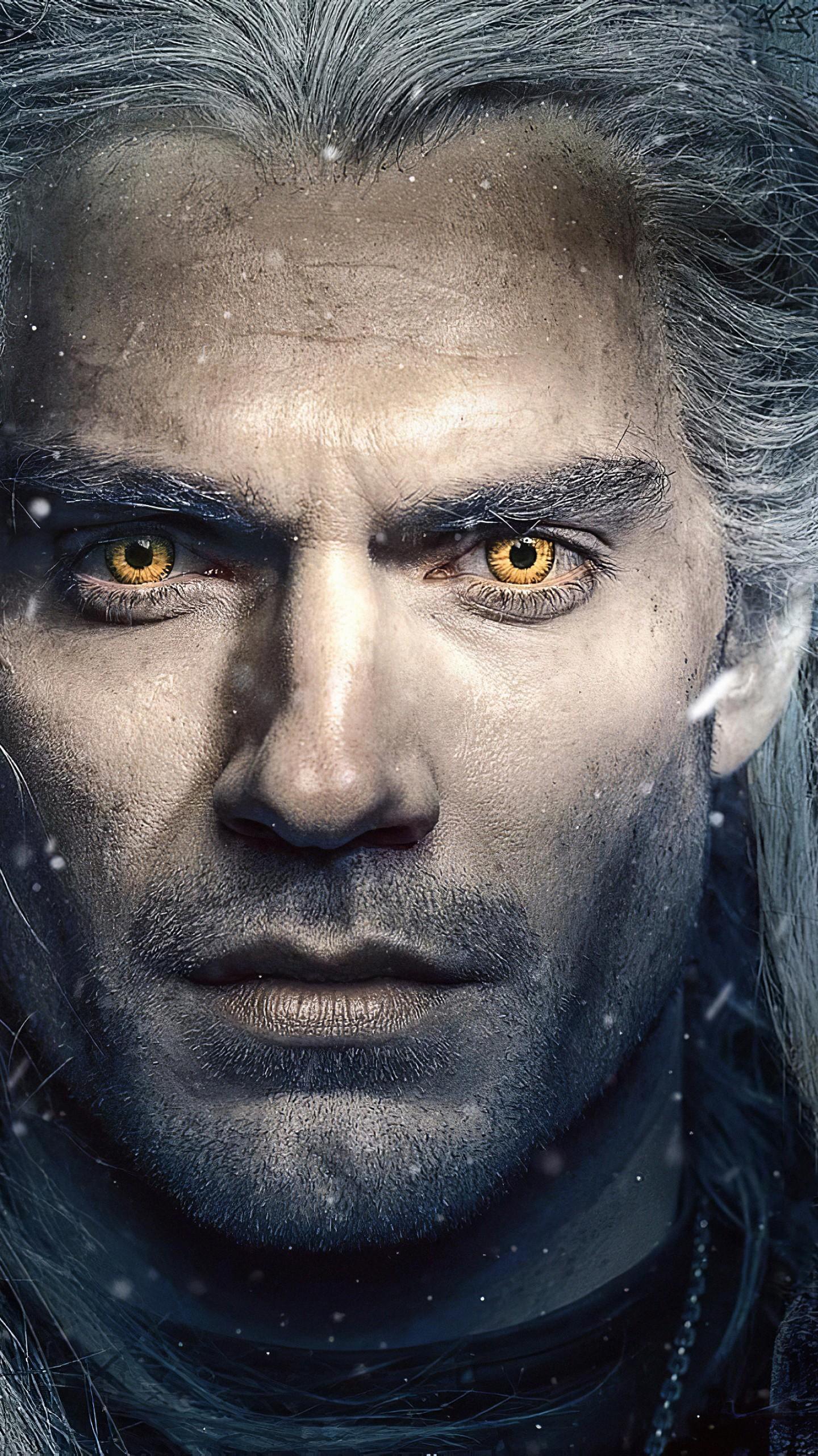 1440x2560 Wallpaper The Witcher, poster, Henry Cavill, 4K, Movies