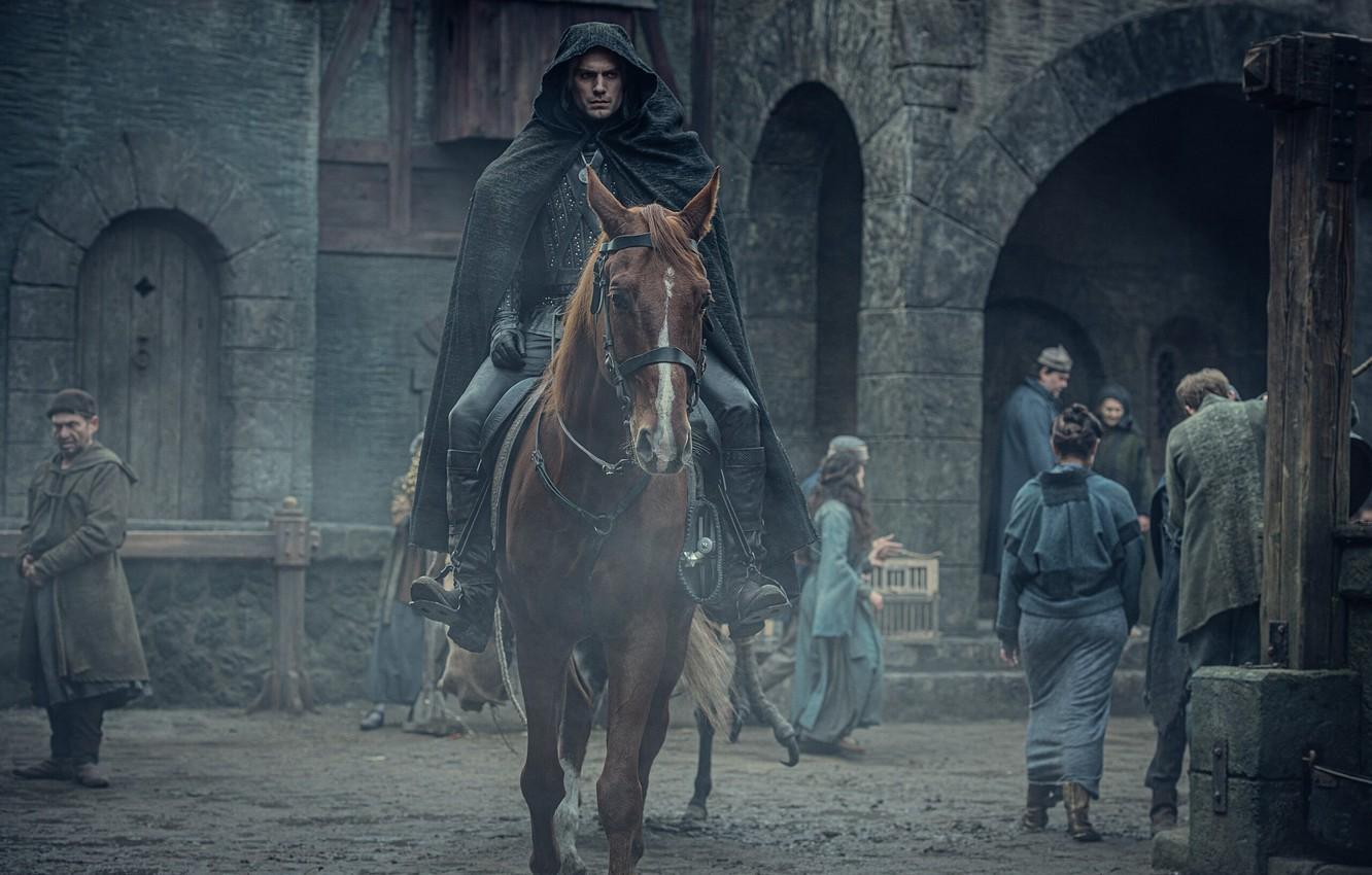1332x850 Wallpaper horse, the witcher, fantasy, the Witcher, geralt, Geralt of Rivia, White Wolf, Henry Cavill, henry cavill image for desktop, section фильмы
