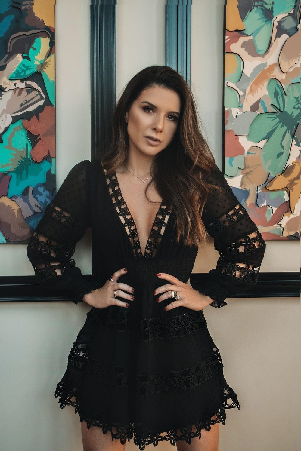 1000x1500 Black Dress Picture. Download Free Image