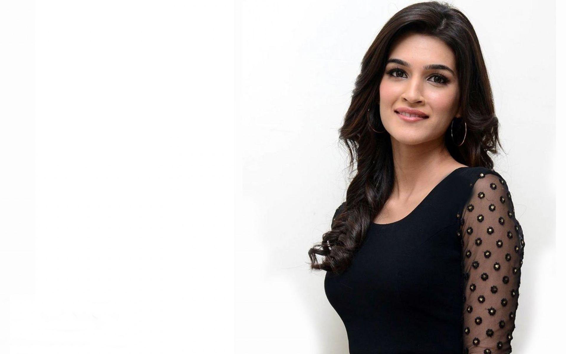 1920x1200 Kriti Sanon In Black Dress HD Wallpaper