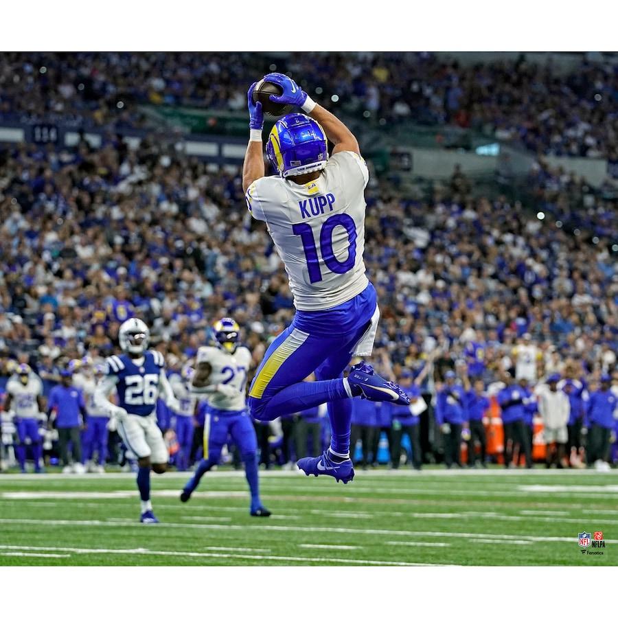 900x900 Cooper Kupp Los Angeles Rams Unsigned Leaping Touchdown Reception Photograph