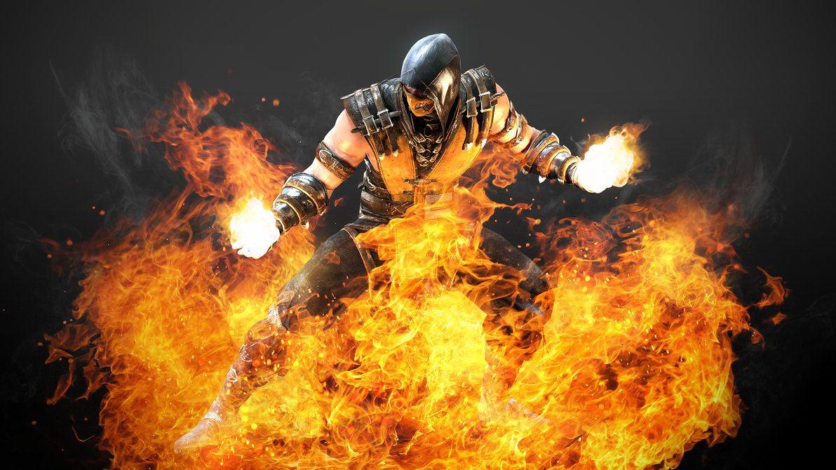 1192x670 Hellfire by LoveStruck2. Mortal kombat x, Scorpion mortal kombat, Mortal kombat