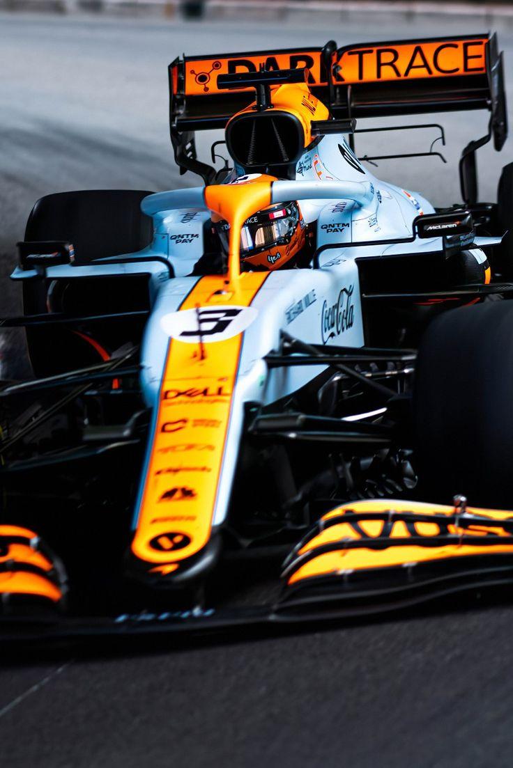736x1103 Daniel Ricciardo, McLaren in the Gulf livery, 2021 Monaco GP. Formula Daniel ricciardo, Mclaren formula 1