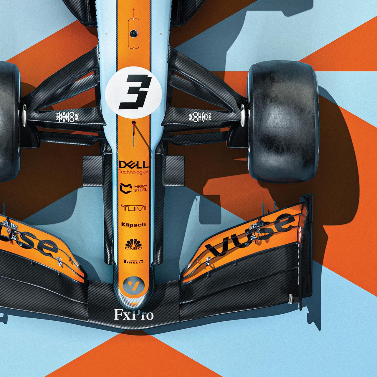 1280x1280 McLaren x Gulf Daniel Ricciardo 2021 Limited Edition