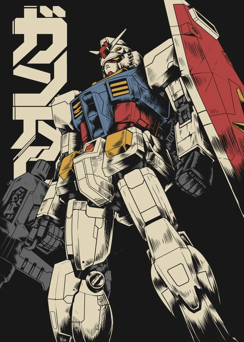 857x1200 RX 78 2 Gundam' Poster by Wahyudi Artwork. Displate. Gundam wallpaper, Gundam, Gundam art