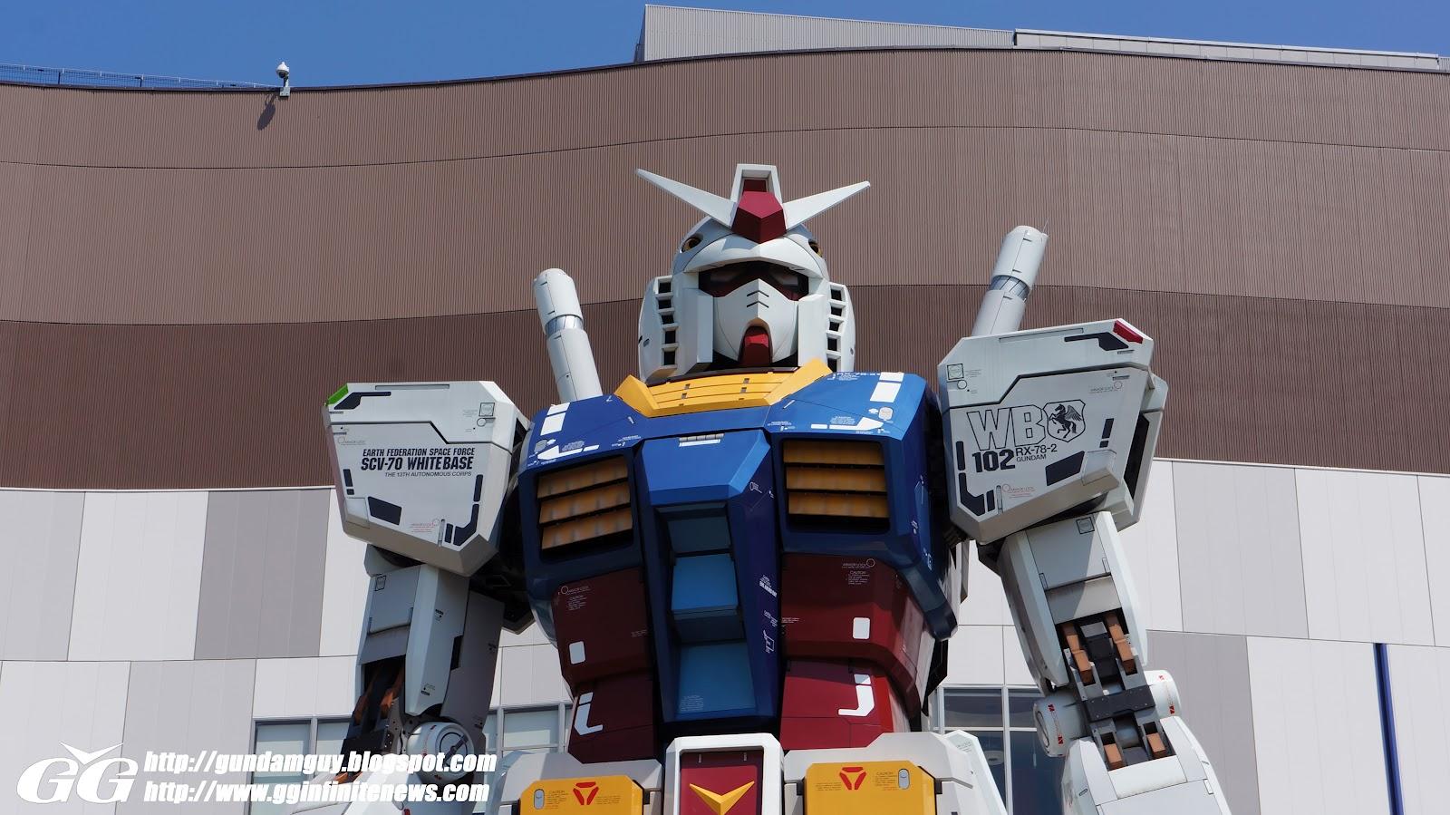 1600x899 GUNDAM GUY: Gundam Front Tokyo: 1 1 RG RX 78 2 Gundam (Diver City, Japan) Size Image