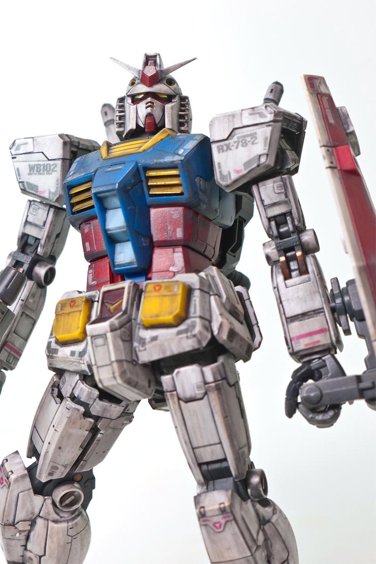 740x1110 RG 1 144 RX 78 2 Gundam: Amazing Weathered Ver.!!!! Photoreview Wallpaper Size Image. Modeled By Gislab12