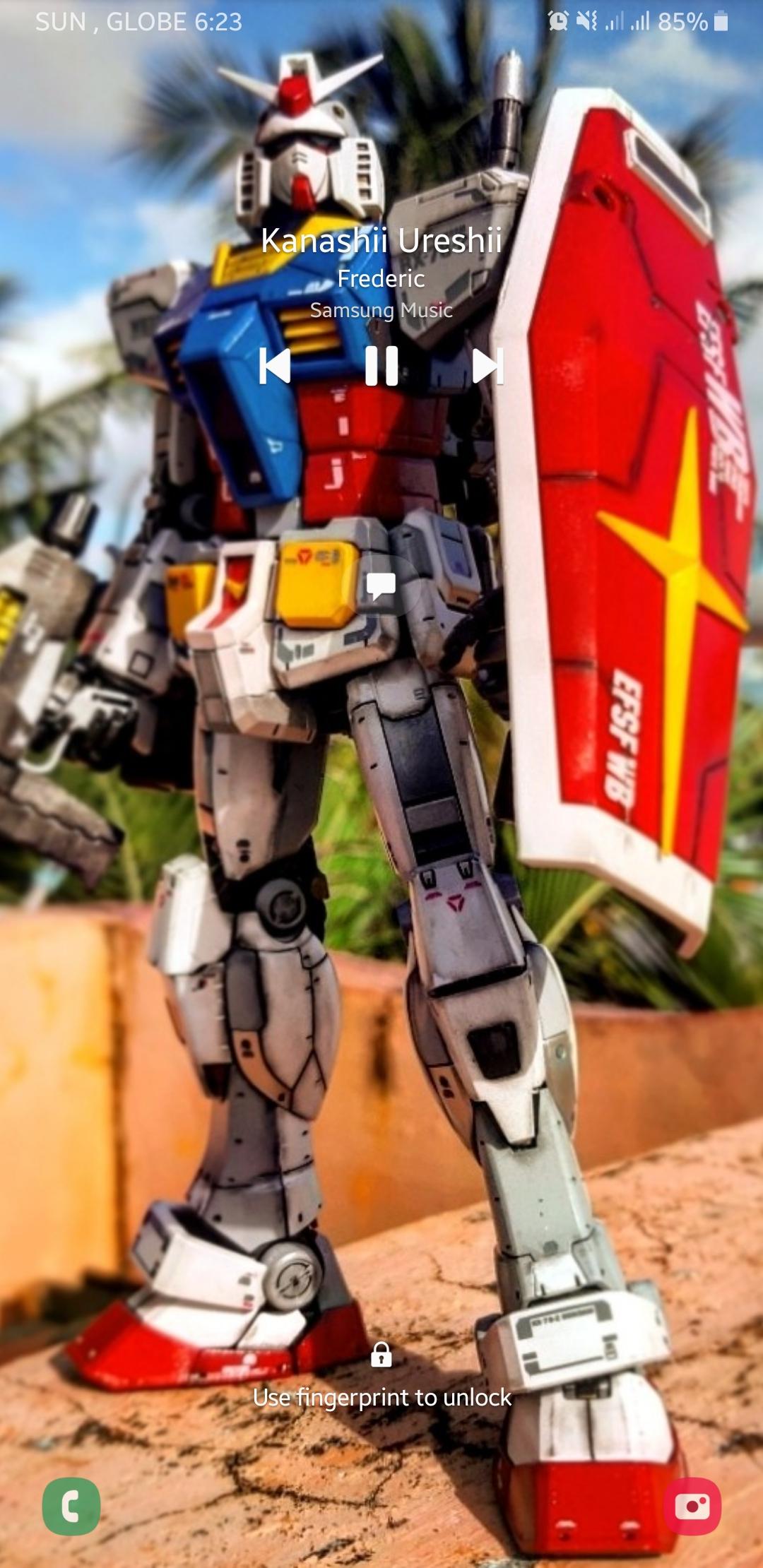 1080x2220 My Painted Work RX78 2 Fits Perfectly As A Lock Screen Wallpaper. Can't Believe That This Is My Work. A Project Of 2 Months