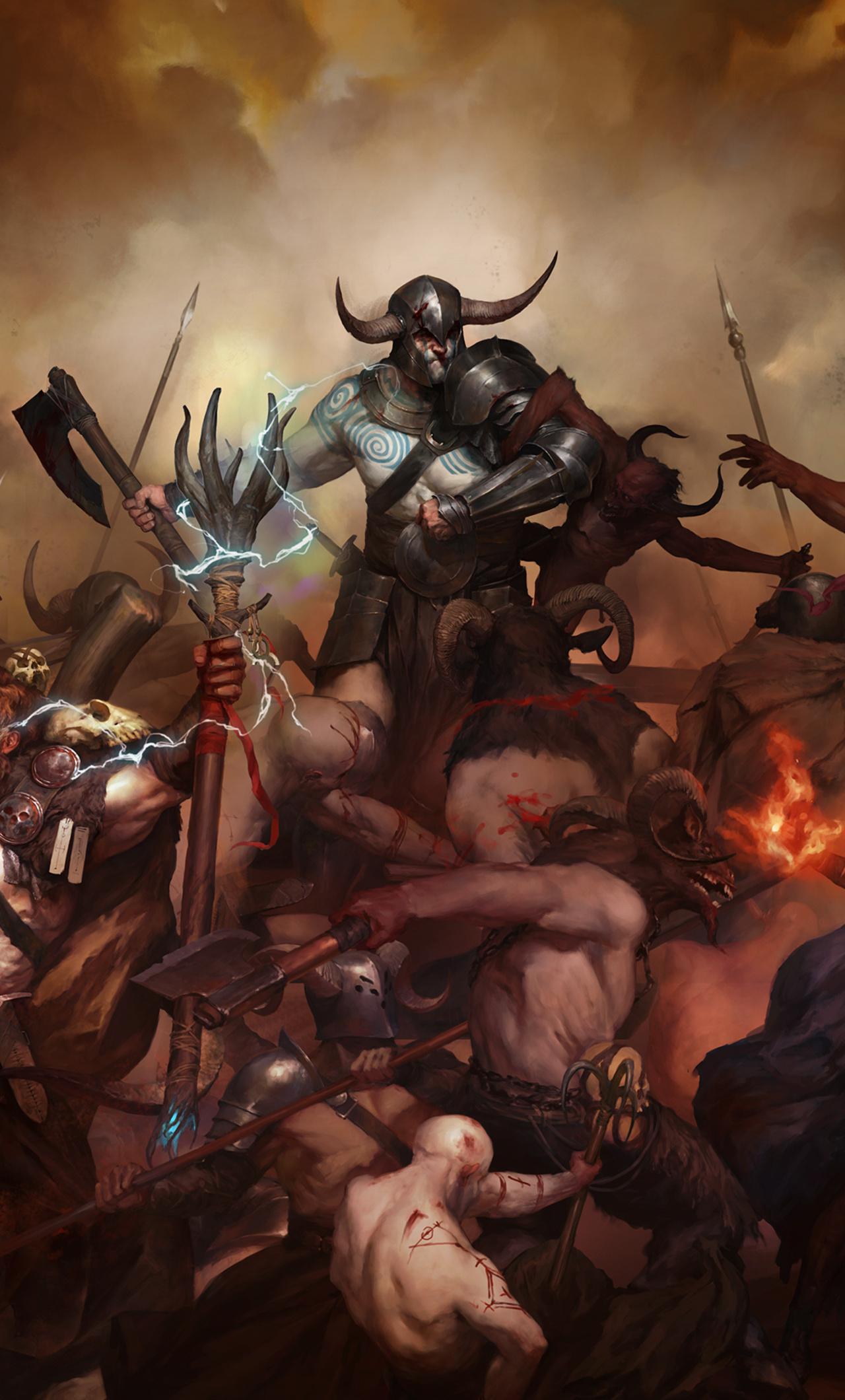 1280x2120 Diablo IV iPhone HD 4k Wallpaper, Image, Background, Photo and Picture