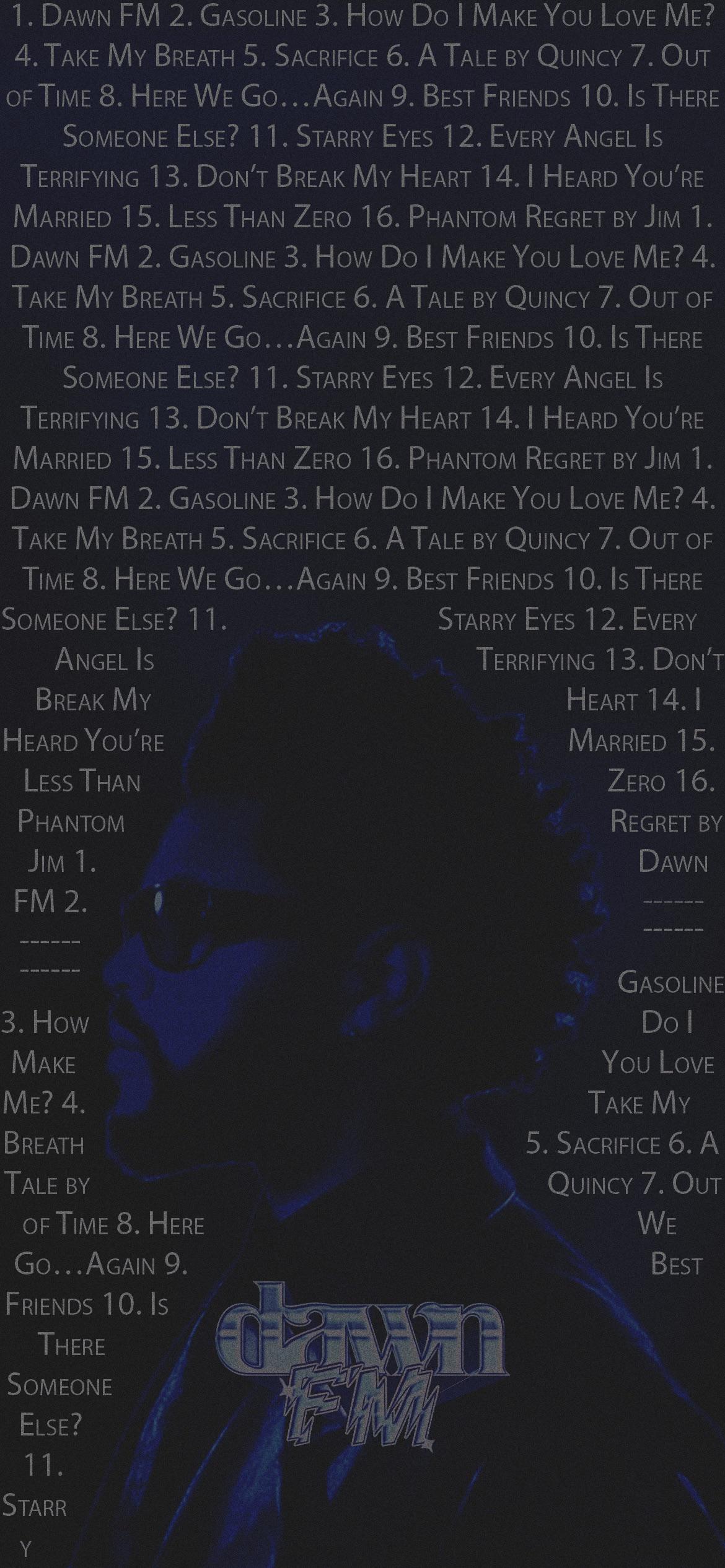 Dawn FM mobile I made  rTheWeeknd HD phone wallpaper  Pxfuel