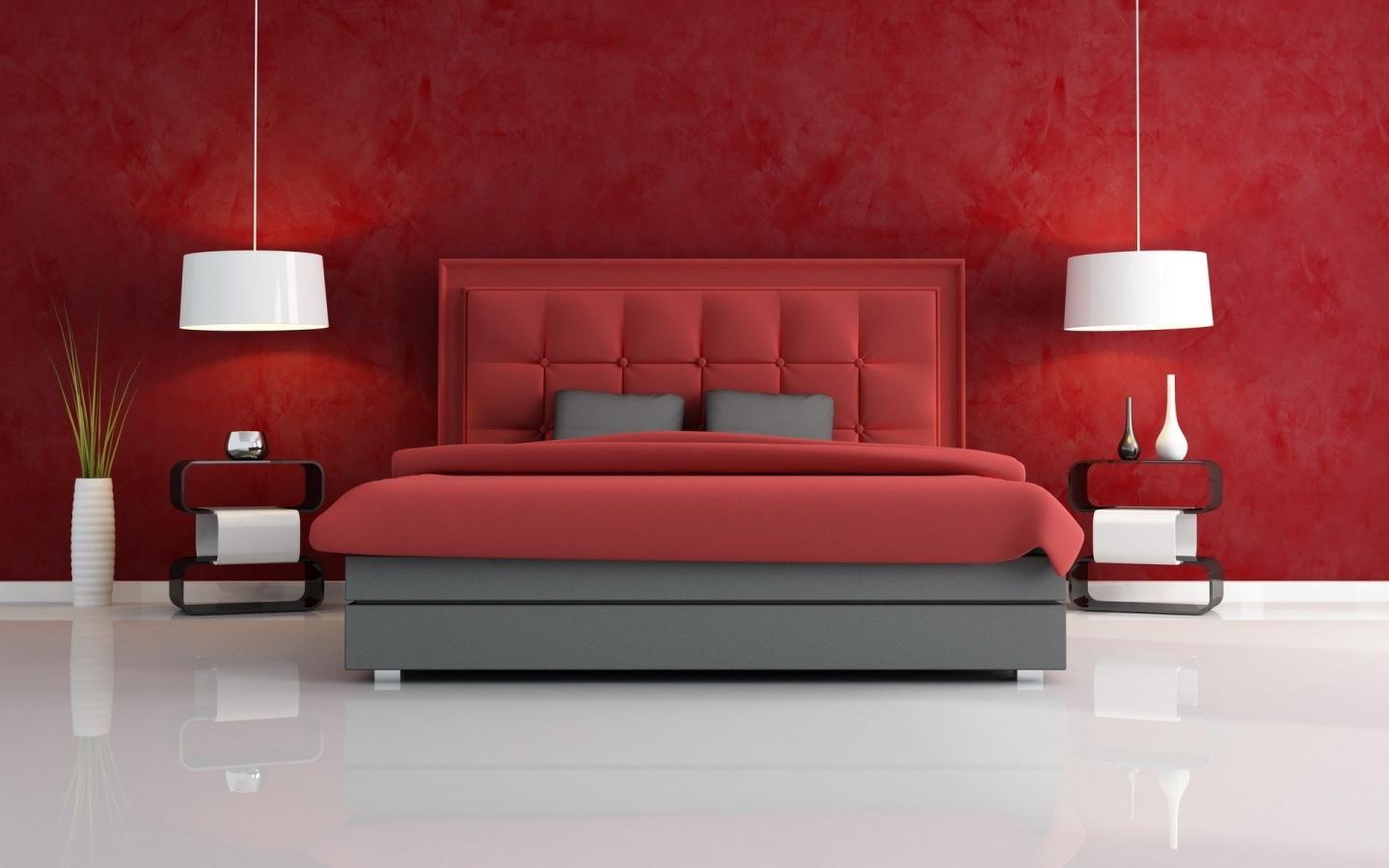 1440x900 Red Wallpaper for Bedroom