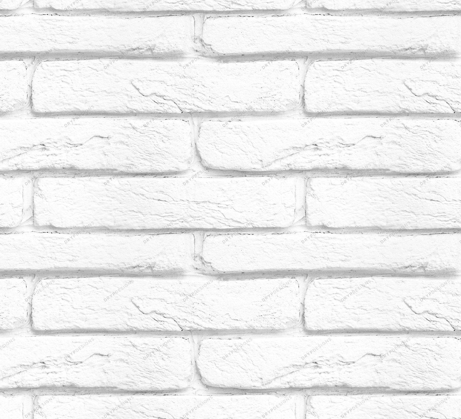 1500x1364 White Brick Wall Seamless Background