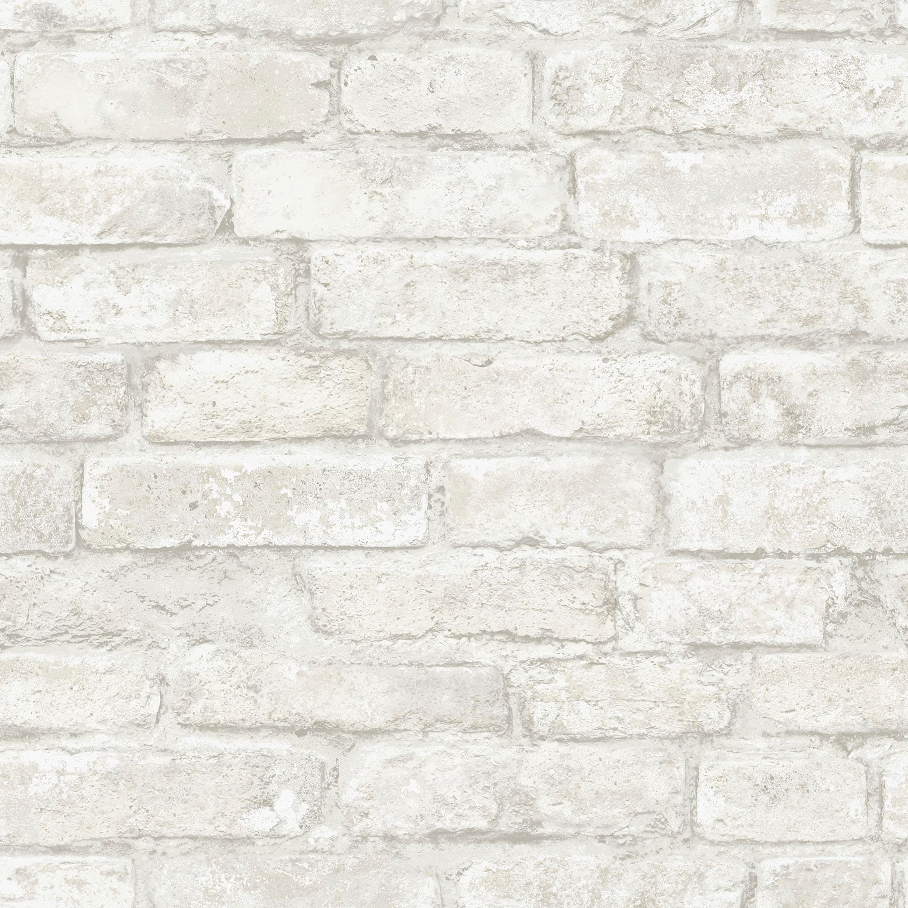 1800x1800 InHome White Denver Brick Peel and Stick Wallpaper in the Wallpaper department at