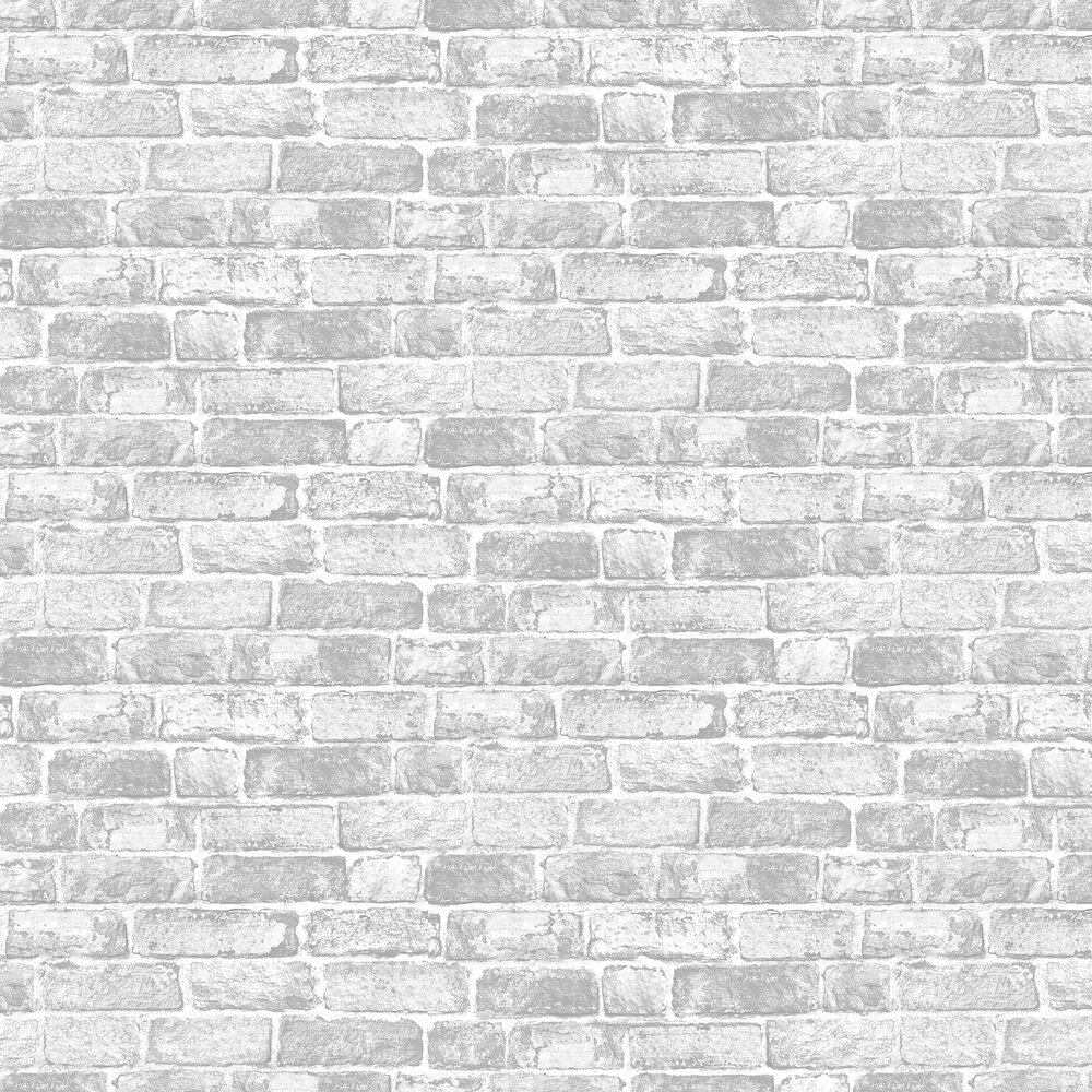 1000x1000 White Brick Wall by Fresco : Wallpaper Direct