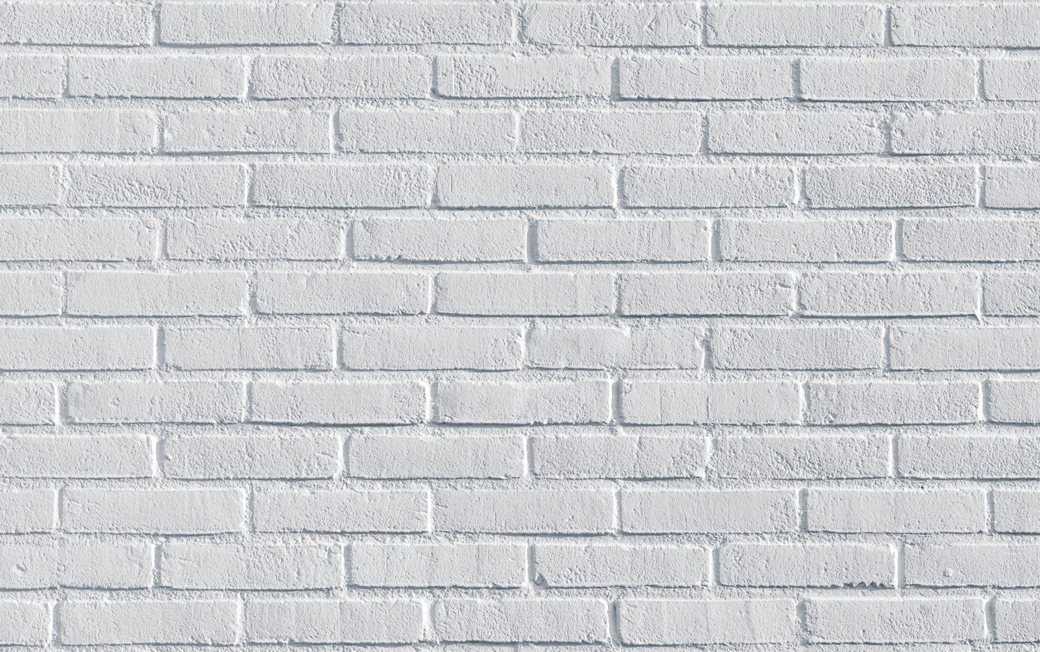1500x940 White brick wall background texture
