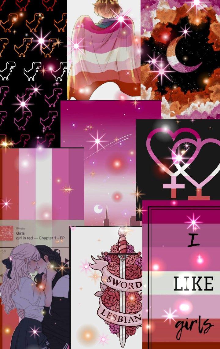 720x1142 Lesbian Aesthetic Pride Wallpaper