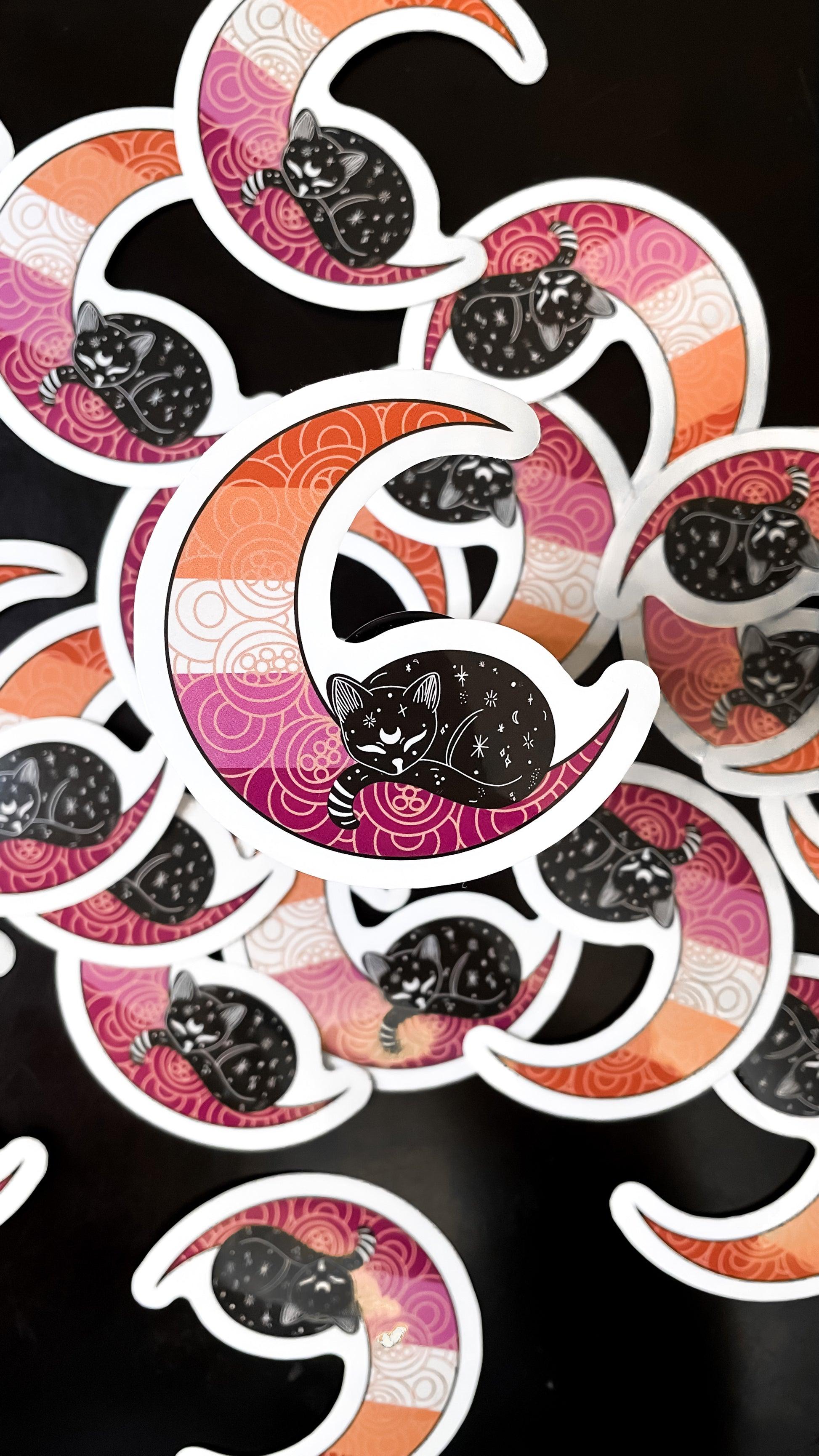 1946x3458 Lesbian Moon LGBTQ+ Sticker