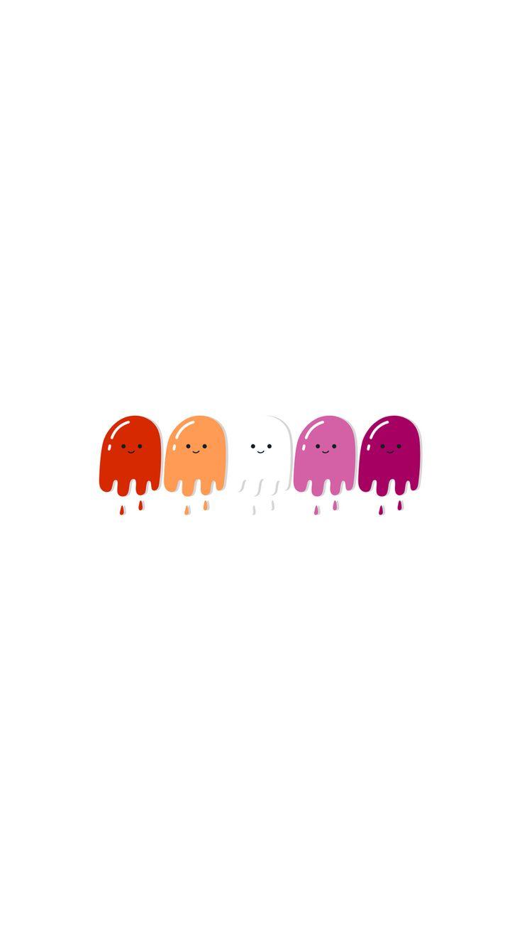 736x1309 Lesbian cute Halloween phone wallpaper. Lesbian stickers, Lgbtq, Wallpaper