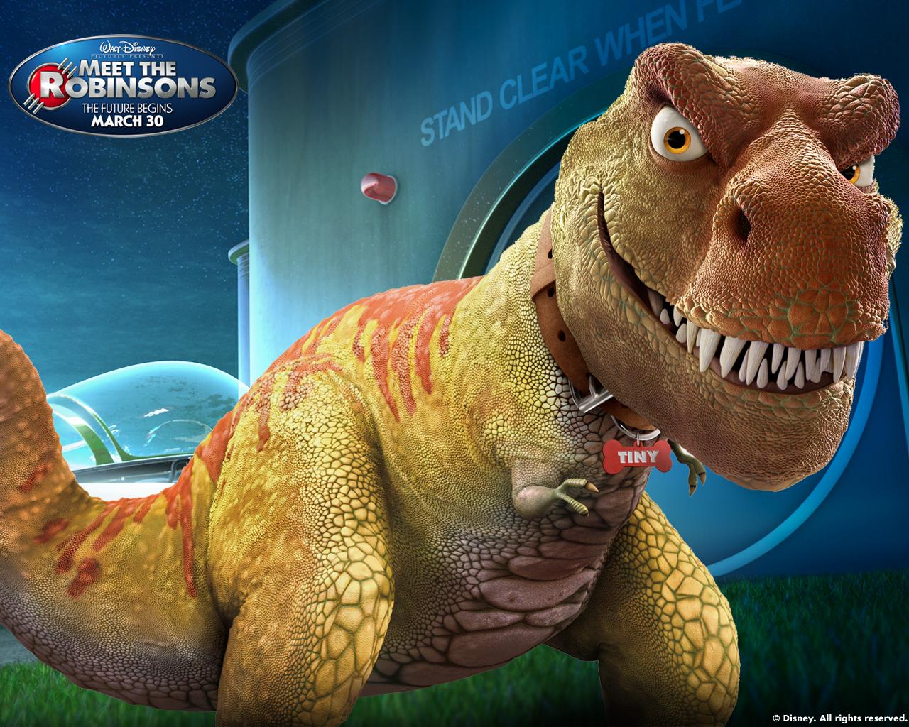1280x1024 T Rex In MEET THE ROBINSONS Wallpaper Wallpaper 21333
