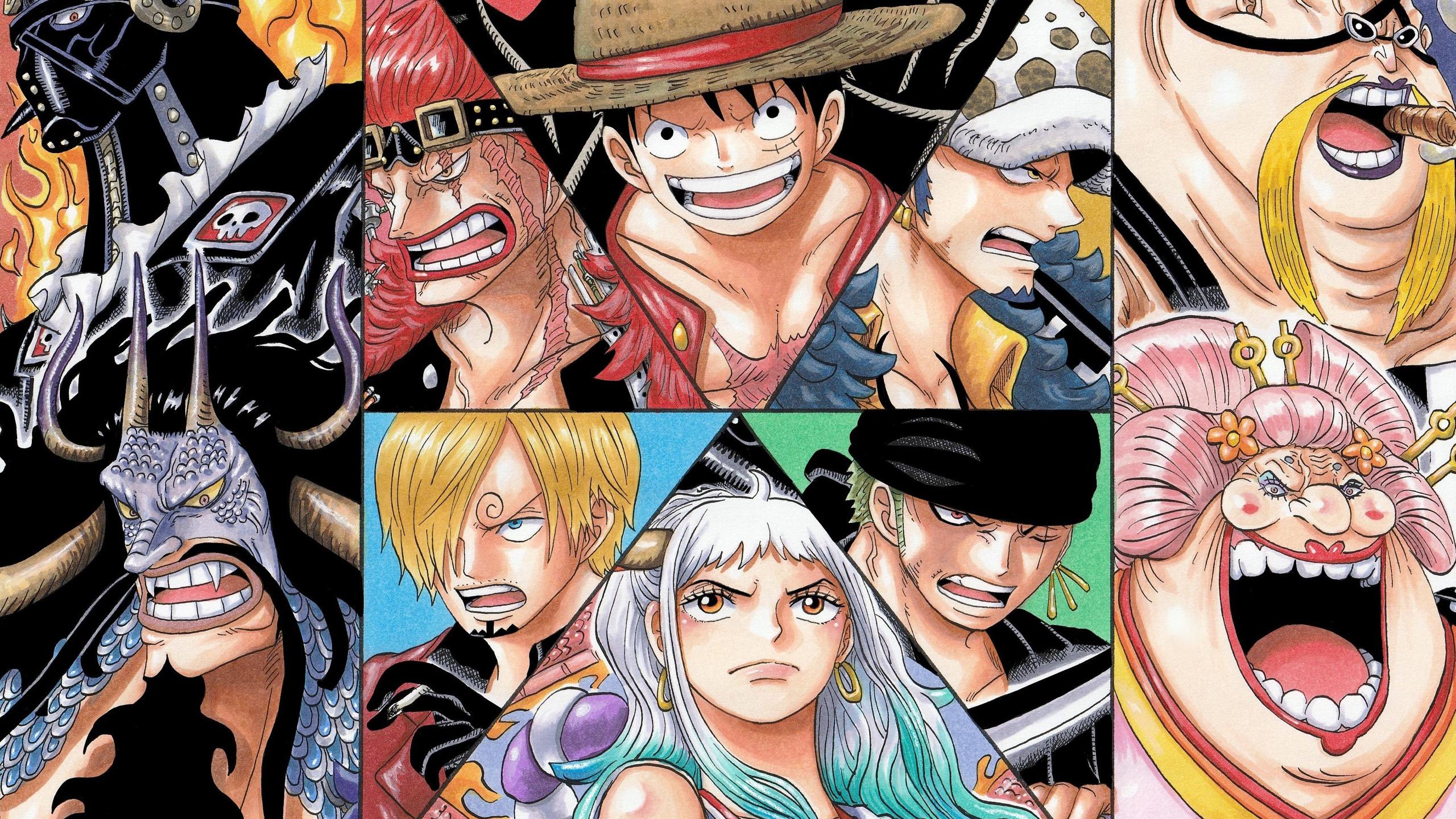 2560x1440 Big Mom Charlotte Linlin Eustass Eustass Kid Kaido King HD One Piece Wallpaper