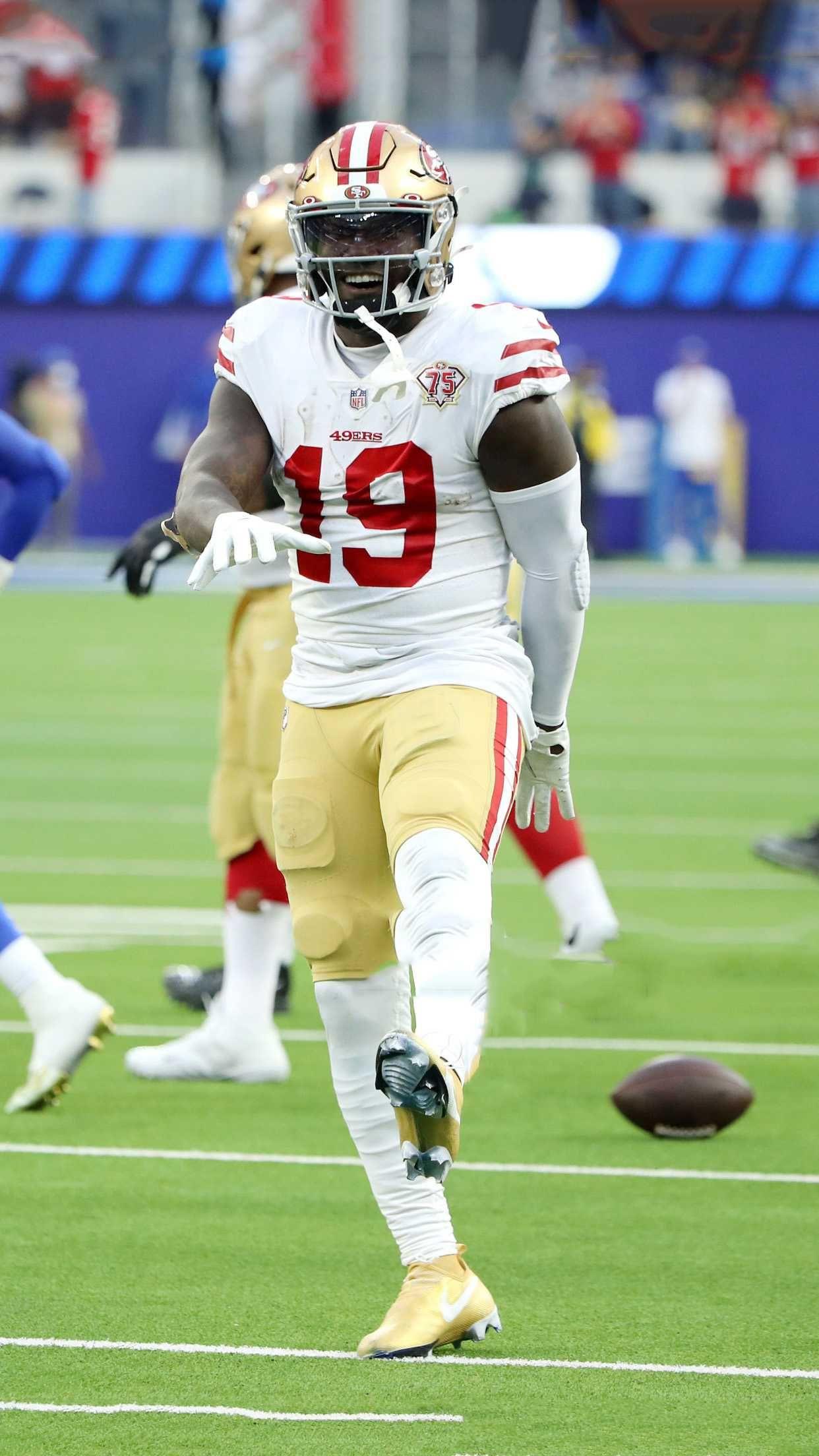 1242x2208 Deebo Samuel Wallpaper Discover more 49ers, American Football, Deebo Samuel, Football, NFL wallpaper.. Nfl football wallpaper, Football, American football
