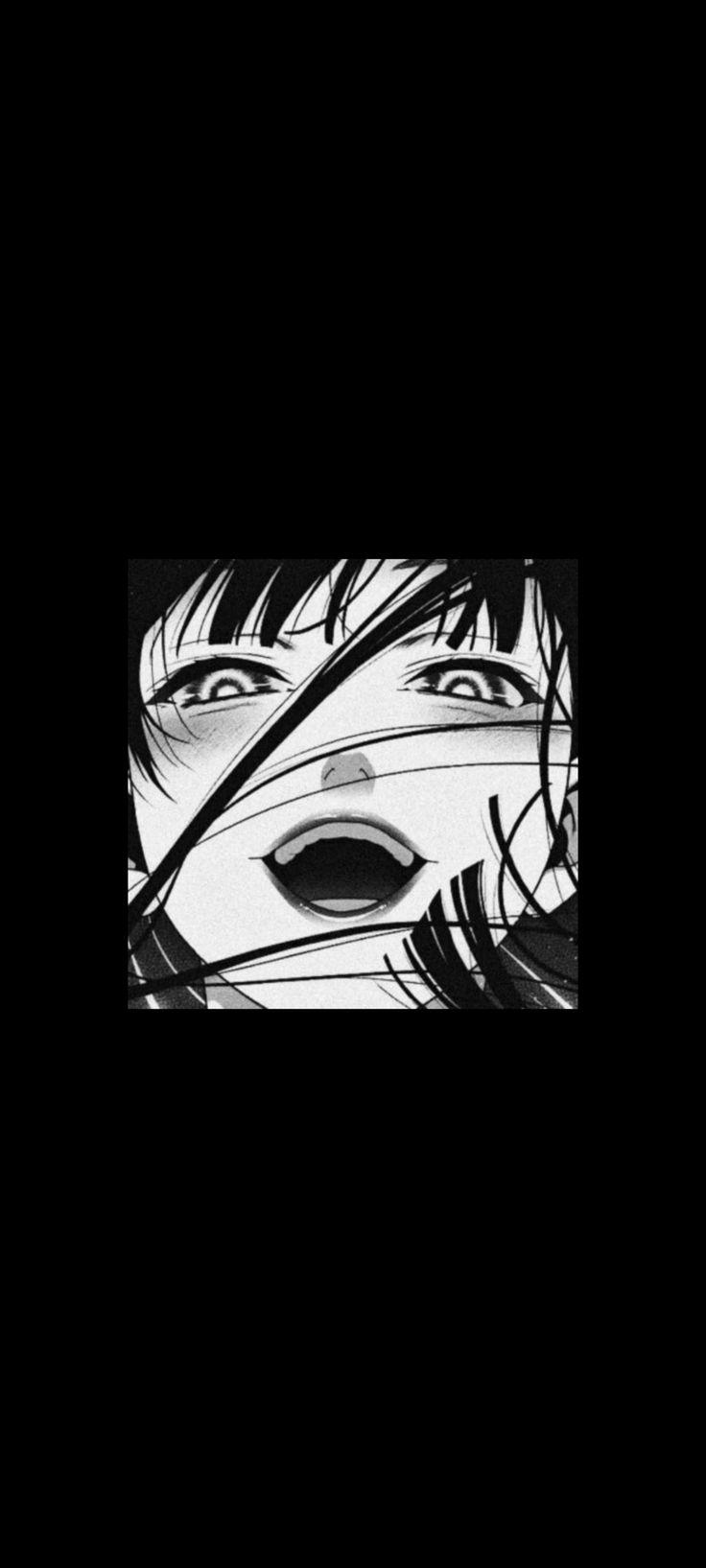 736x1635 kakegurui wallpaper black white aeshetic Tumblr. Black wallpaper iphone dark, Anime, Anime wallpaper iphone