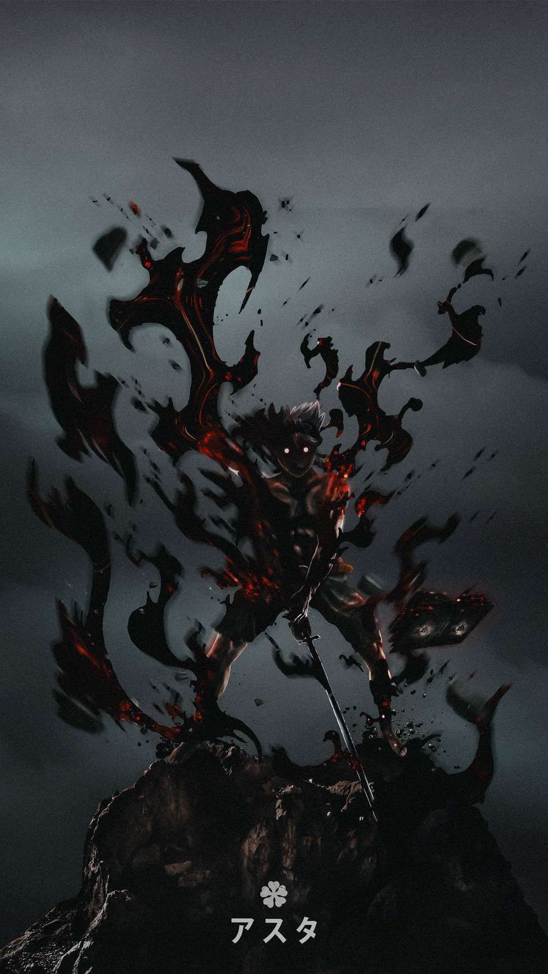 1080x1920 Dark Anime Wallpaper for iPhone and Android
