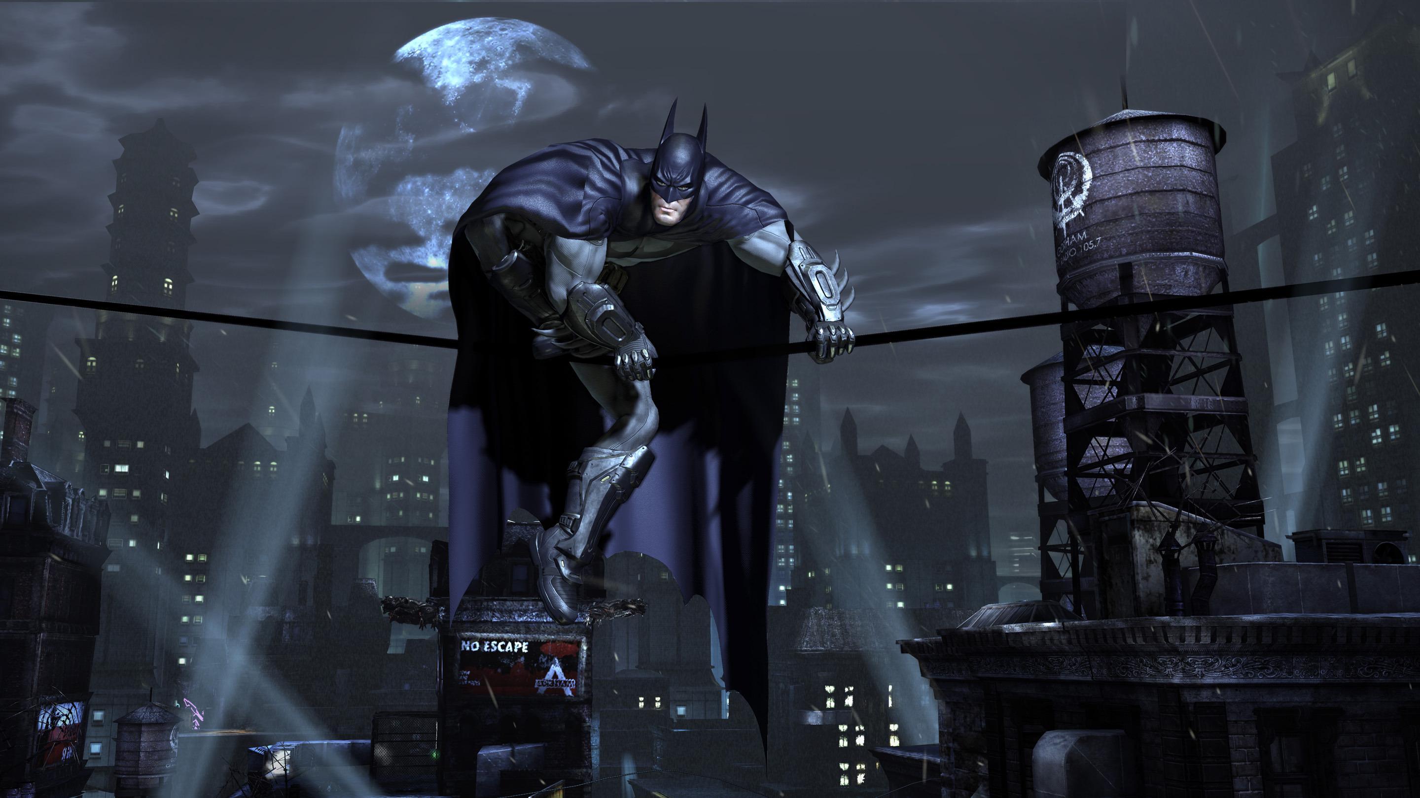 2880x1620 Batman, gotham city, 4K, rain, night, hero wallpaper. movies and tv