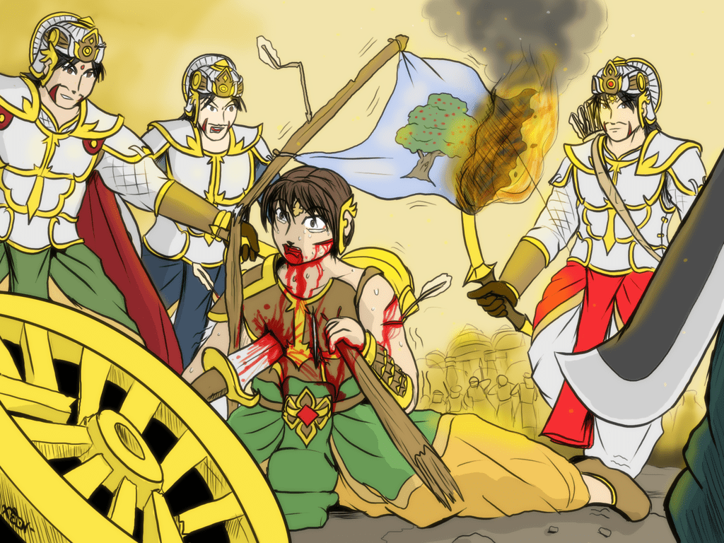 1024x768 Abhimanyu afterburner. , Art, Anime