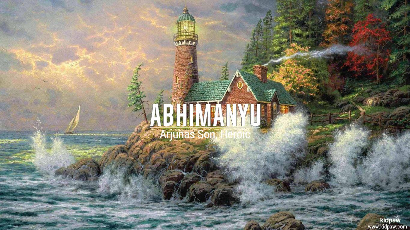 1366x768 Abhimanyu 3D Name Wallpaper for Mobile, Write अभिमन्यु Name on Photo Online