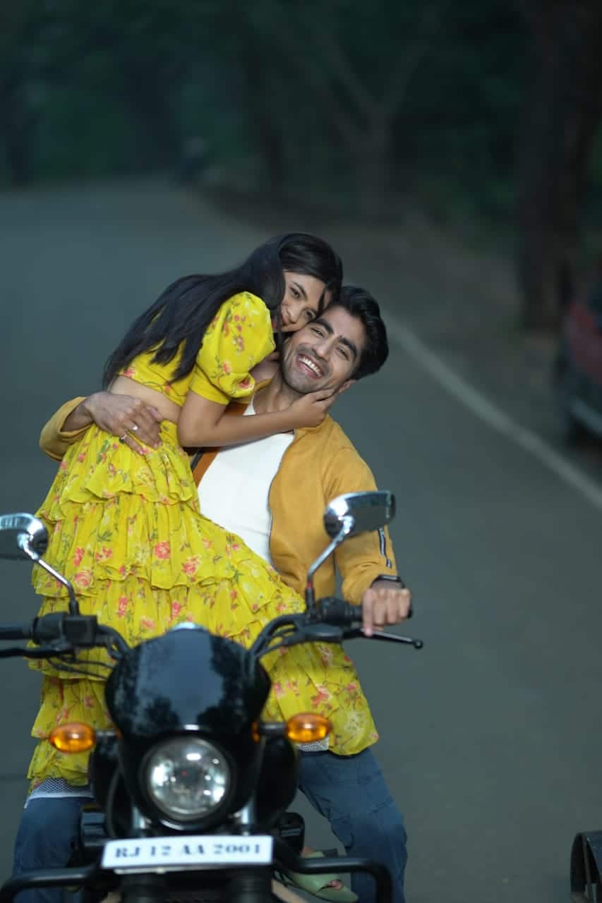 853x1280 Yeh Rishta Kya Kehlata Hai: Akshara and Abhimanyu's Bike Romance Will Make Fans Go A !
