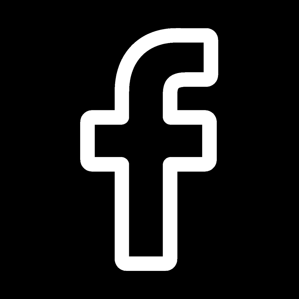 1000x1000 black facebook icon. Icono de aplicación, Iconos de redes sociales, Icono de ios
