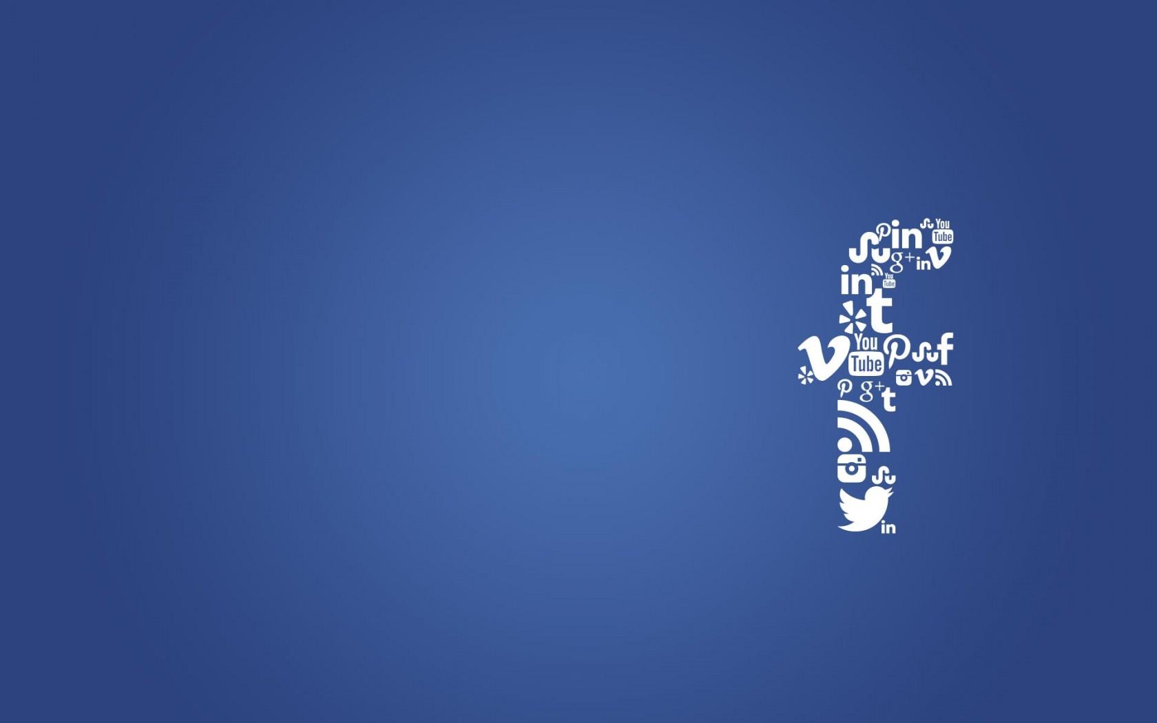1680x1050 Facebook F Logo Wallpaper for Desktop and Mobiles 1680x1050