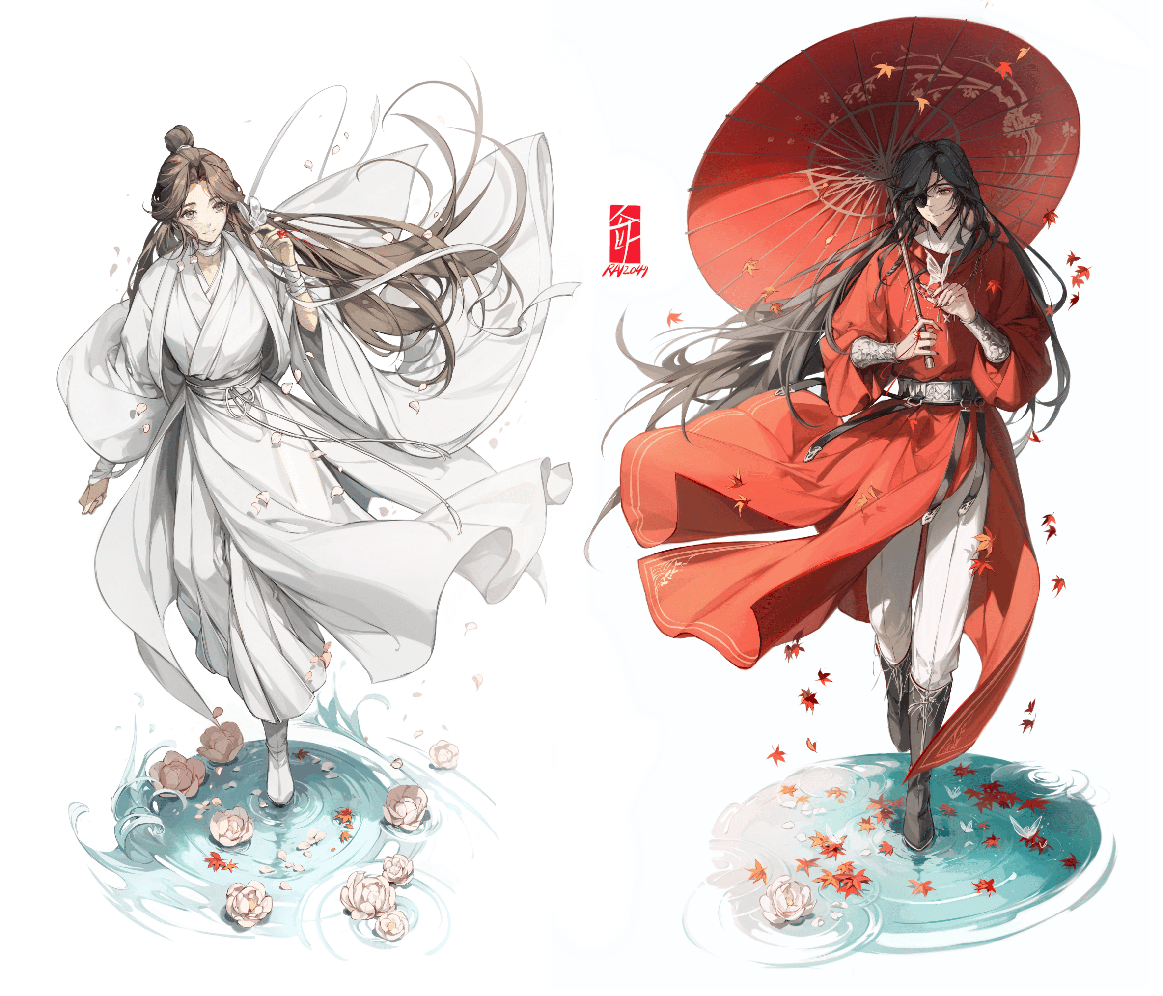 2368x2028 Tian Guan Ci Fu HD Wallpaper