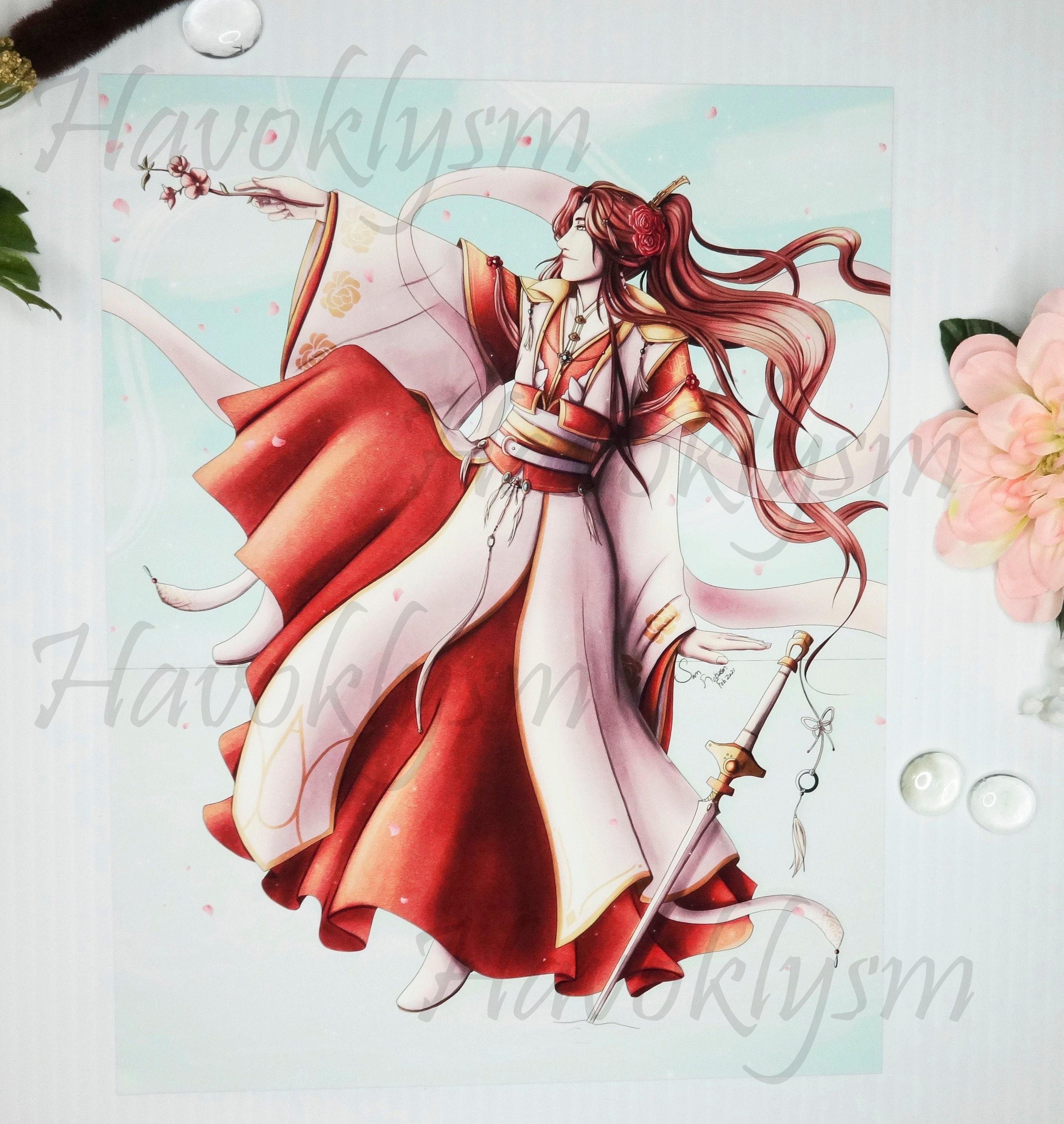 2767x2922 Xie Lian Tian Guan Ci Fu 8.5 X 11 Art Print