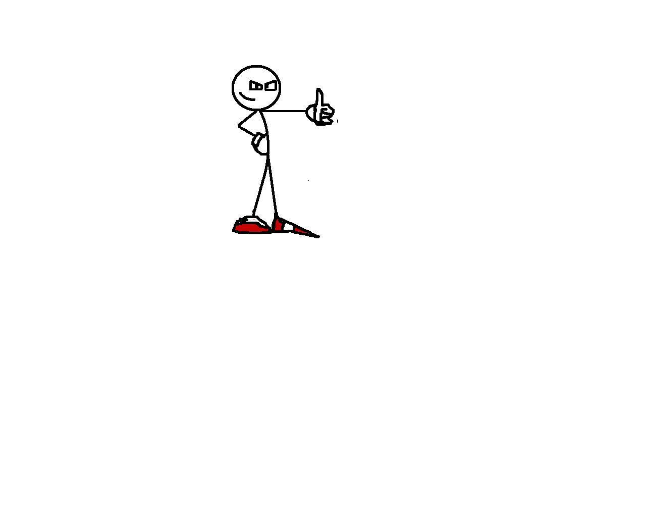 1280x1024 Stickman Background
