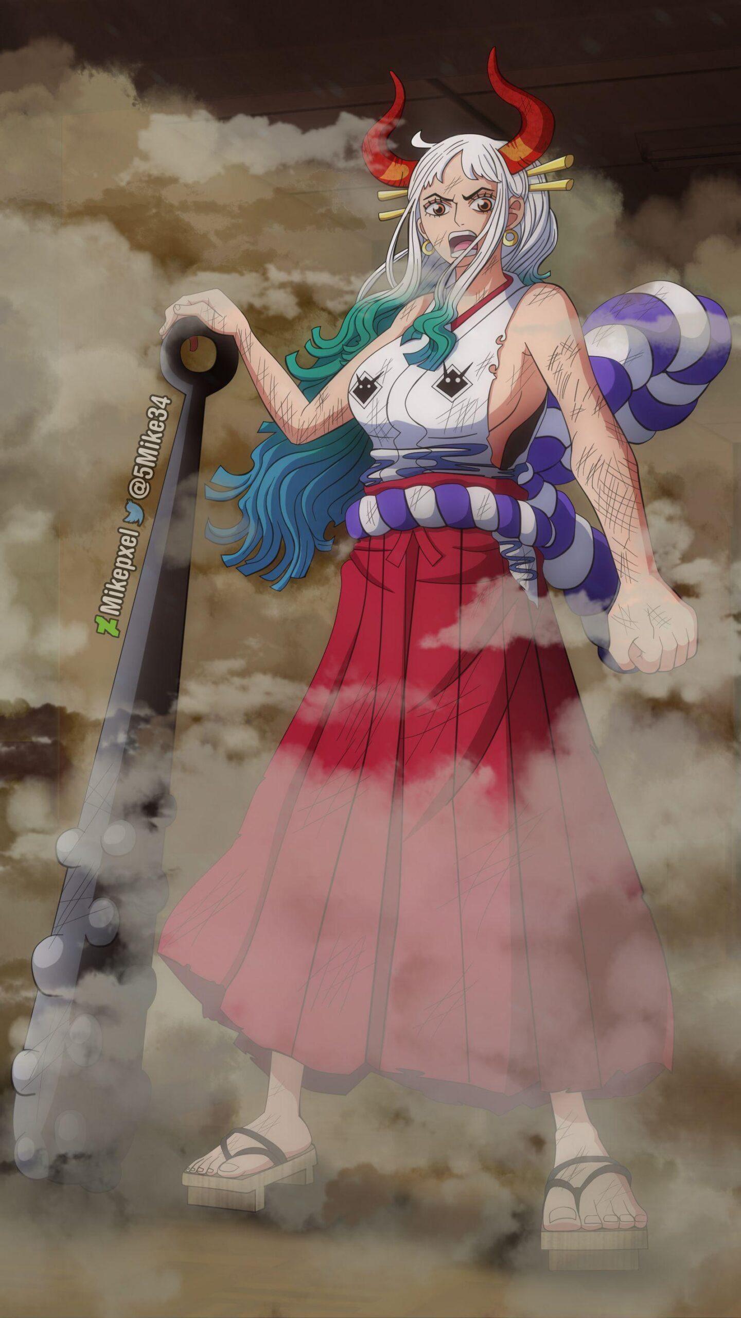 1440x2560 Yamato One Piece Wallpaper