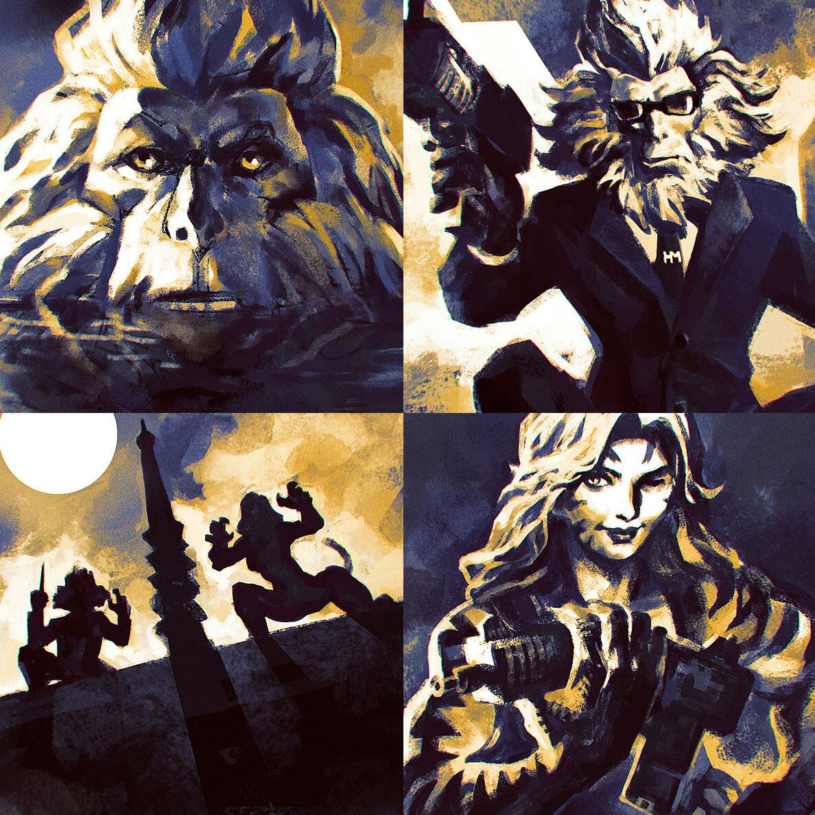 1188x1188 Storyboard of Samurai's Journey. Marvel Contest of Champions
