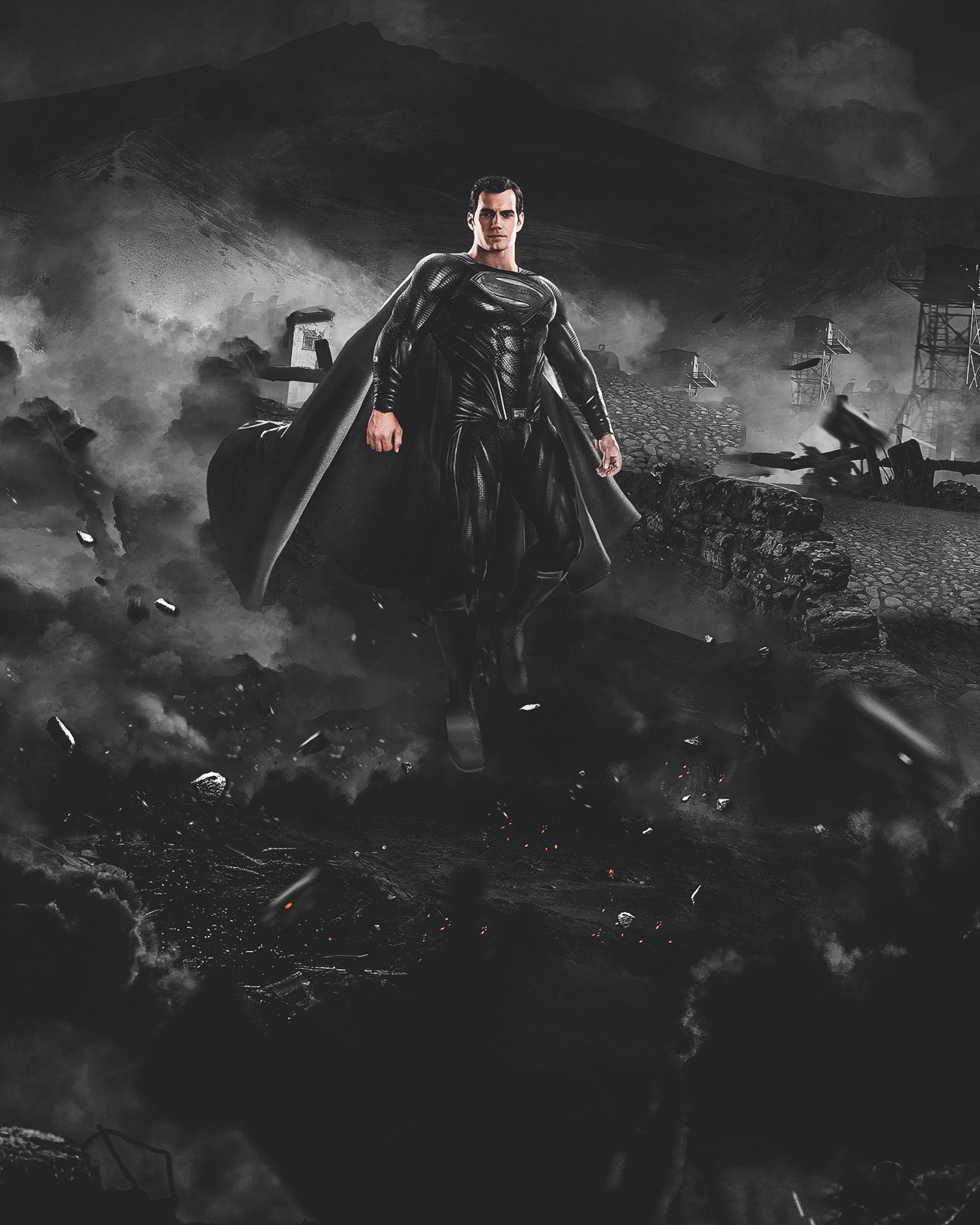 1920x2400 Superman Dark Phone Wallpaper