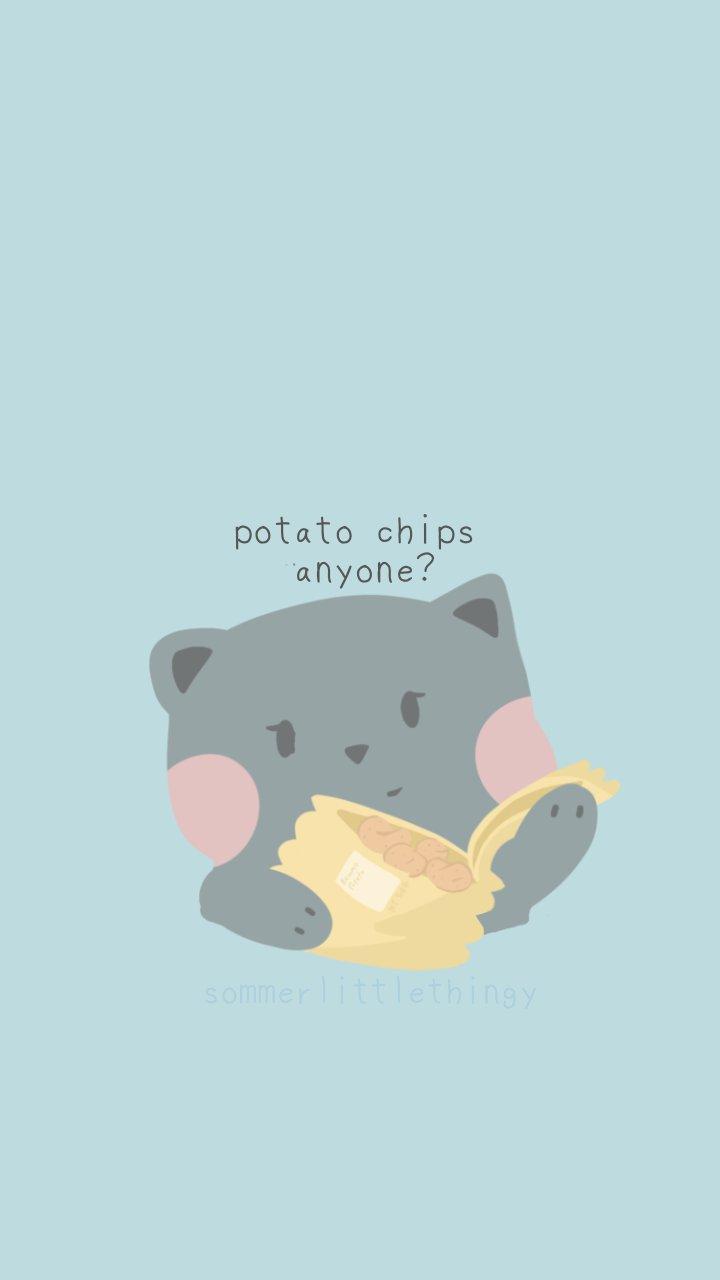 720x1280 sommerlittlethingy chips Wallpaper Retweet to share #wallpaper #WEBTOONCANVAS #webtoon #lockscreen #potato #CatsOfTwitter