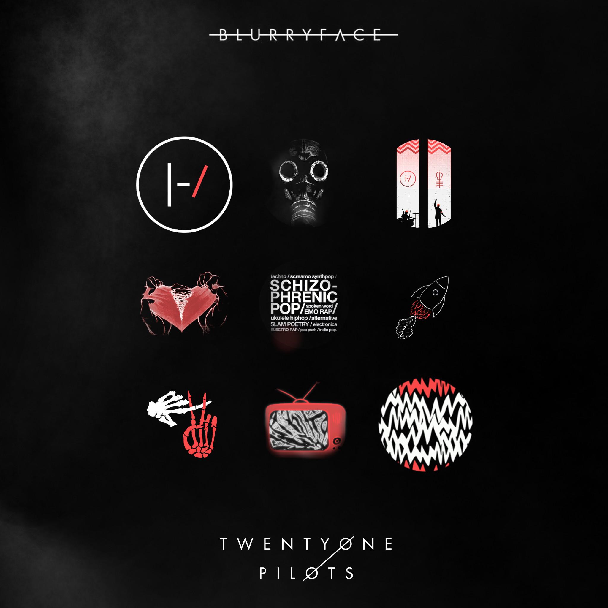 2048x2048 twenty one pilots wallpaper, text, font, graphic design, logo, icon