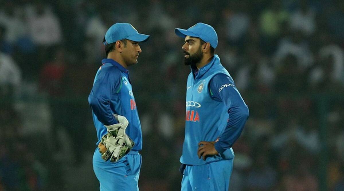 1200x667 Me Too': Virat Kohli's reaction to MS Dhoni fan poster at SCG goes viral. Sports News, The Indian Express