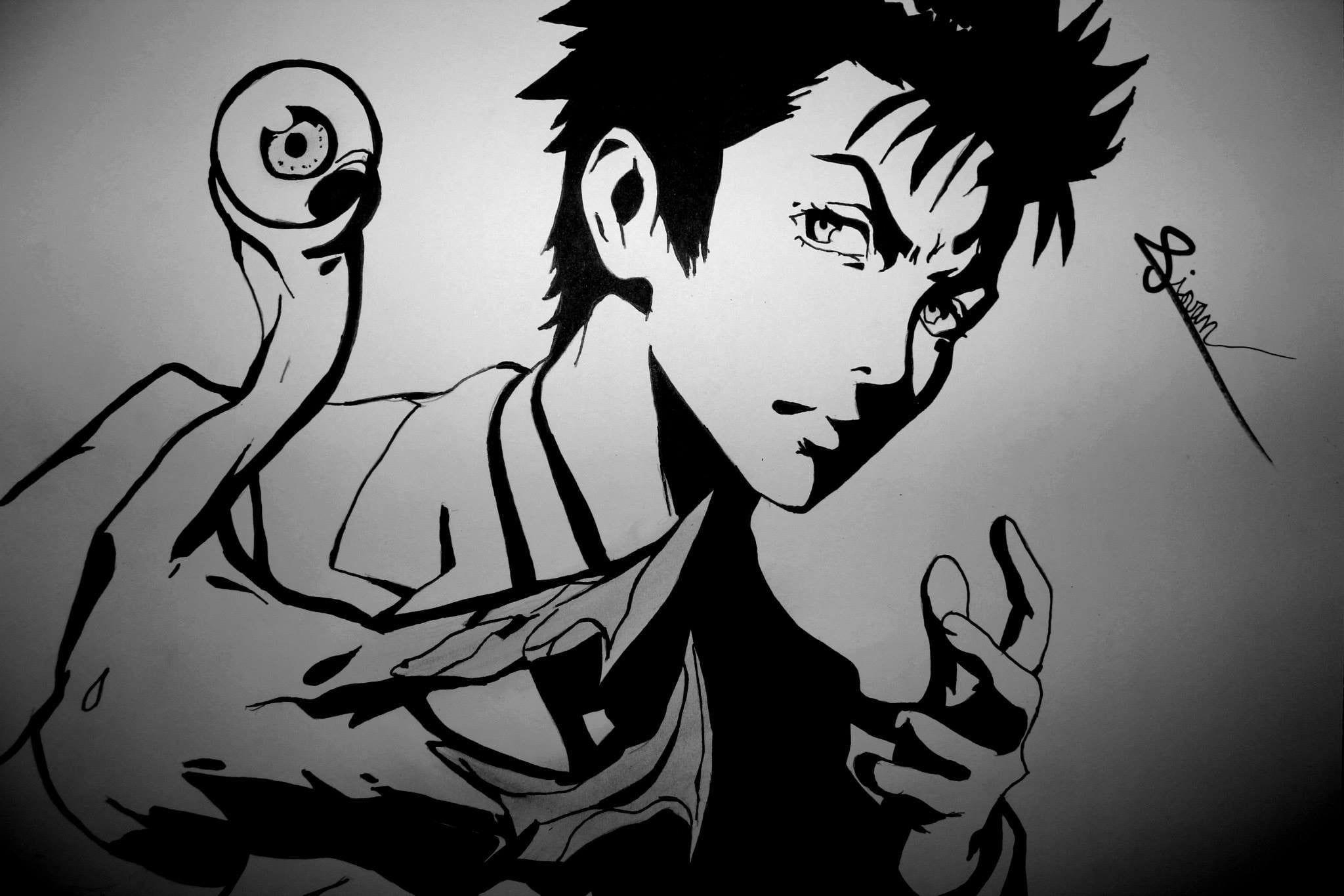 2048x1366 male anime sketch Izumi Shinichi #anime Parasyte -the maxim- P # wallpaper #hdwallpaper #desktop. Anime sketch, Parasyte the maxim, Anime