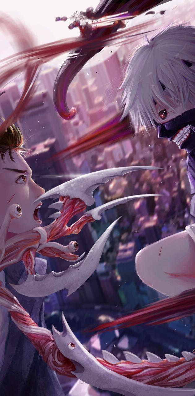 630x1280 Tokyo Ghoul Parasyte wallpaper