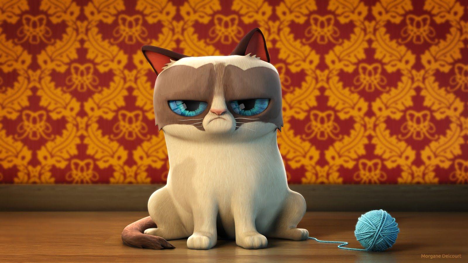 1600x900 Drawn grumpy cat cool cat and in color drawn grumpy cat
