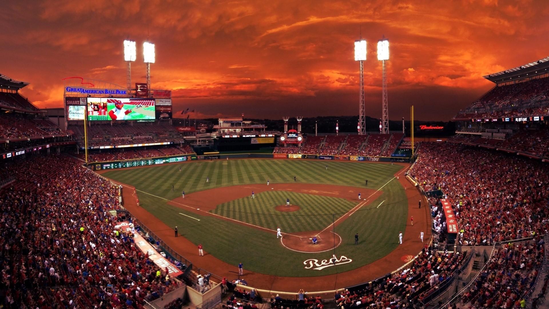 1920x1080 Cincinnati Reds Stadium, Sports, Cincinnati Reds, Stadium, Resolution Baseball Background