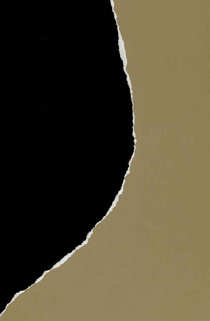 728x1115 Free photo: torn paper, crack, edge, demolished, old paper, background, torn