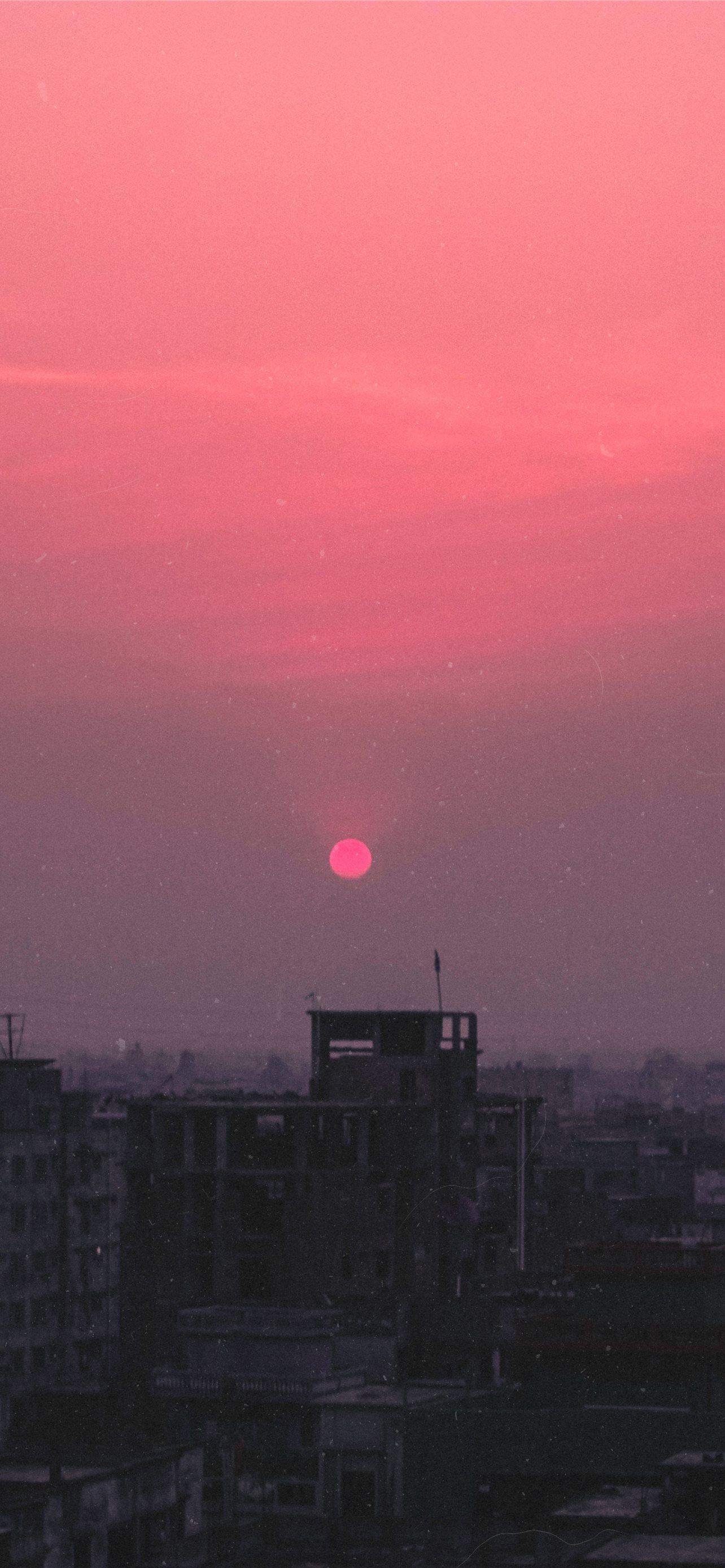 1284x2778 A Sunset View From Dhaka Bangladesh iPhone Wallpaper Free Download